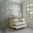 Sunwashed Oak / Parisien Bleu - 3 Faucet Holes