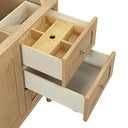 Light Natural Oak / Victorian Silver - 3 Faucet Holes
