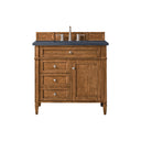Saddle Brown / Charcoal Soapstone - 3 Faucet Holes
