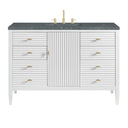Bright White / Parisien Bleu - 3 Faucet Holes