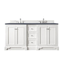 Bright White / Charcoal Soapstone - 3 Faucet Holes