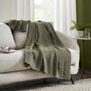 Renwil Vernier 70 x50 Throw Blanket - Dark Green