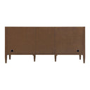 Mid-Century Walnut / White Zeus - 3 Faucet Holes