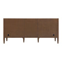 Mid-Century Walnut / Victorian Silver - 3 Faucet Holes