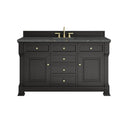 Black Onyx / Parisien Bleu - 3 Faucet Holes