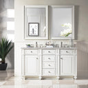 Bright White / Victorian Silver - 3 Faucet Holes