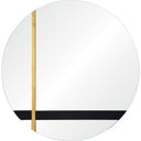 Renwil Gavin 30" Tall Round Wall Mirror