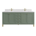 Smokey Celadon / White Zeus - 1 Faucet Hole