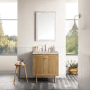 Light Natural Oak / Victorian Silver - 3 Faucet Holes