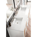 Glossy White / White Zeus - 3 Faucet Holes