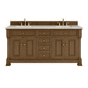 Honey Oak / Victorian Silver - 3 Faucet Holes