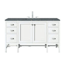 Glossy White / Parisien Bleu - 3 Faucet Holes