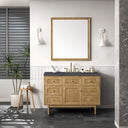 Light Natural Oak / Charcoal Soapstone - 3 Faucet Holes