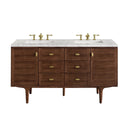 Mid-Century Walnut / Eternal Jasmine Pearl - 3 Faucet Holes