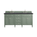 Smokey Celadon / Charcoal Soapstone - 3 Faucet Holes