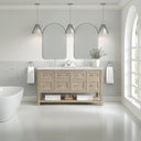 Whitewashed Oak / Ethereal Noctis - 3 Faucet Holes