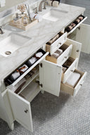 Bright White / Victorian Silver - 3 Faucet Holes