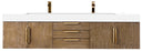 Latte Oak / Radiant Gold / Glossy White - 1 Faucet Hole