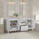 Bright White / Carrara White - 3 Faucet Holes
