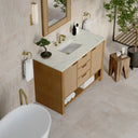 Seaside Oak / Victorian Silver - 3 Faucet Holes