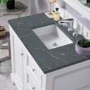 Bright White / Parisien Bleu - 3 Faucet Holes