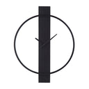 Renwil Romane Indoor Iron Wall Clock - Matte Black