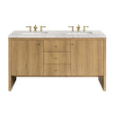 Light Natural Oak / Eternal Jasmine Pearl - 3 Faucet Holes