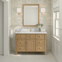 Light Natural Oak / White Zeus - 1 Faucet Hole