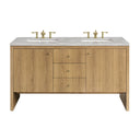 Light Natural Oak / Victorian Silver - 3 Faucet Holes