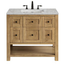 Light Natural Oak / Victorian Silver - 3 Faucet Holes