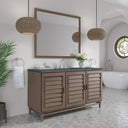 Whitewashed Walnut / Parisien Bleu - 3 Faucet Holes