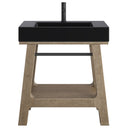 Weathered Timber / Matte Black
