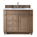 Whitewashed Walnut / Carrara White - 3 Faucet Holes