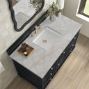 Black Onyx / Victorian Silver - 3 Faucet Holes
