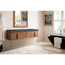 Latte Oak / Dusk Grey Glossy - 1 Faucet Hole