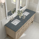 Whitewashed Oak / Parisien Bleu - 3 Faucet Holes