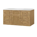 Light Natural Oak / White Zeus - 3 Faucet Holes