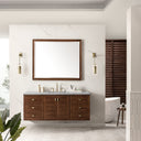 Mid-Century Walnut / Eternal Jasmine Pearl - 3 Faucet Holes