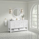 Bright White / White Zeus - 1 Faucet Hole