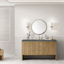 Light Natural Oak / Parisien Bleu - 3 Faucet Holes