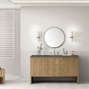 Light Natural Oak / Parisien Bleu - 3 Faucet Holes
