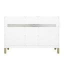 Glossy White / Victorian Silver - 3 Faucet Holes