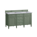 Smokey Celadon / Carrara White - 3 Faucet Holes