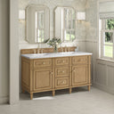 Light Natural Oak / White Zeus - 3 Faucet Holes