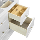 Bright White / No Countertop