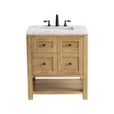 Light Natural Oak / Eternal Jasmine Pearl - 3 Faucet Holes