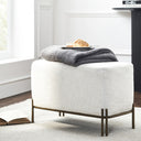 Renwil Sakura Indoor Iron Bench - Antique Brass