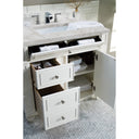 Bright White / Victorian Silver - 3 Faucet Holes