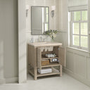 Whitewashed Oak / Eternal Marfil - 3 Faucet Holes