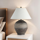 Everren Bronce 29" Height Table Lamp - Dark Brown & Beige